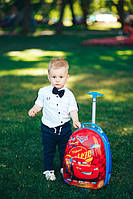 Валізи дитячі 2 колеса овальні і фігурні об'єм 16-20 літрів