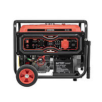 Генератор STORM INTERTOOL DT-1176 бензиновий 7/7.5 кВт, 220/380 В, 25 л, електро+ручний старт, мідна обмотка, фото 5