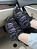 Жіночі кросівки Nike Air More Uptempo Black violet Найк Аїр Аптемпо чорні з фіолетовим шкіра демісезон, фото 10