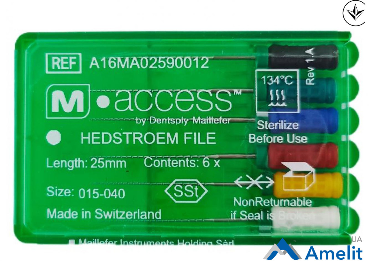 Інструмент ручний H-File M-Access №15-40, 31 мм (Dentsply Sirona), 6 шт./пак