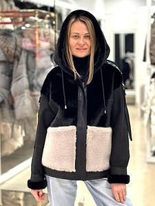 Жіноча куртка дублянка