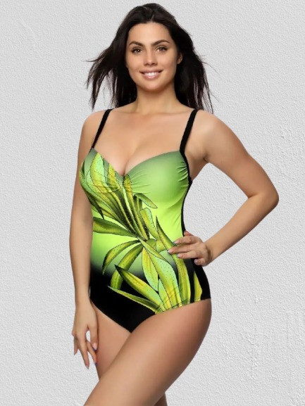 ОПТКупальник слитный Samegame 407 Анна салат(В НАЛИЧИИ ТОЛЬКО 52 54 56 58 60 УКР р-ры)