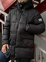 Зимова подовжена чоловіча куртка