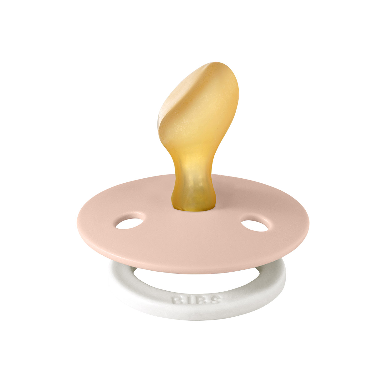 Пустушка BIBS Colour Latex Anatomical (анатомічна) – 0-6 міс Blush GLOW (світиться в темряві), фото 1