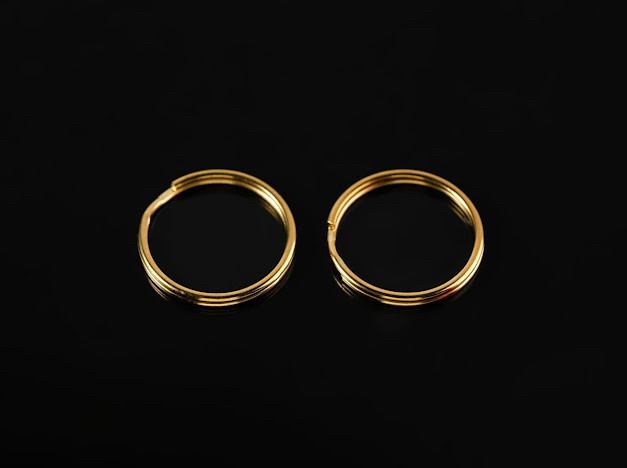 Кільце металеве. 20мм.Золото