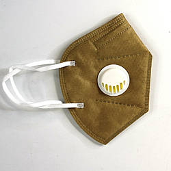 Захисна маска-респіратор з клапаном KN95, Хакі