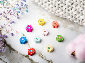 Заготовки для Hand Made. Квітка. Колір мікс. 15мм, фото 4