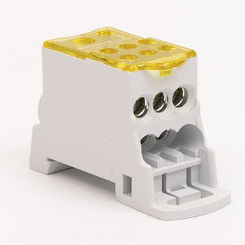 Блок розподільчий 160А на DIN-рейку (однофазний)