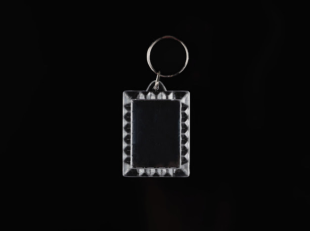 Акрилові заготовки для брелока. Візерунок. 38х55мм (Фото 28х39мм).