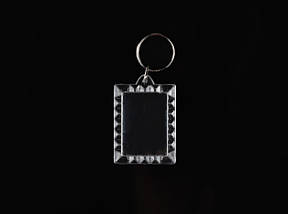 Акрилові заготовки для брелока. Візерунок. 38х55мм (Фото 28х39мм)., фото 3