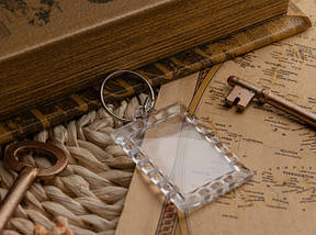 Акрилові заготовки для брелока. Візерунок. 38х55мм (Фото 28х39мм)., фото 4