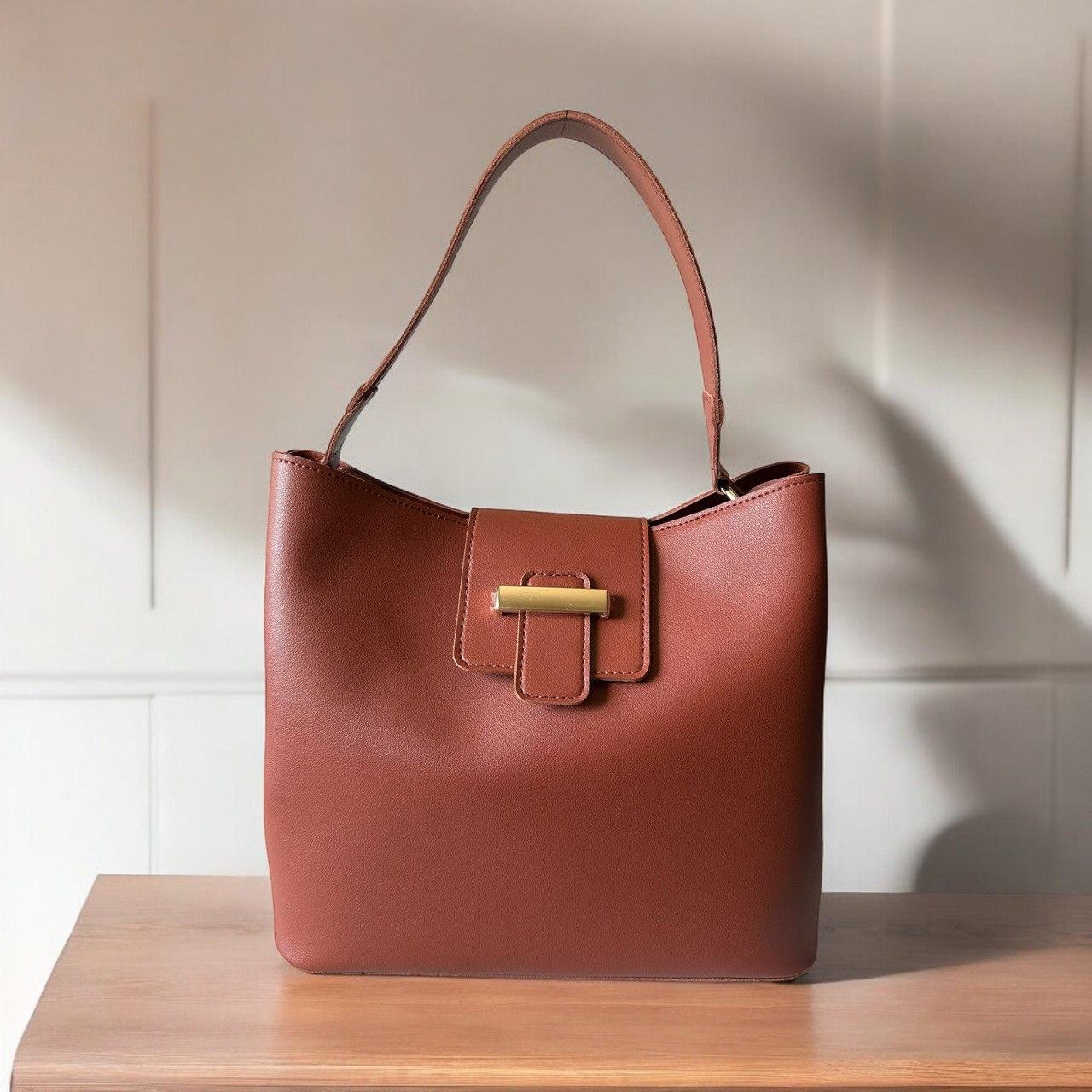 Сумка жіноча Betty Pretty з екошкіри цегляна 916BRICK, фото 1