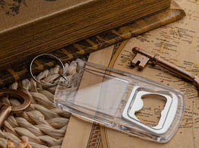 Акрилові заготовки для брелка. Відкривачка. 45х84мм (Фото 33х33мм)., фото 3