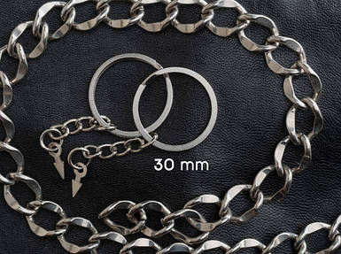 Заготівля для брелка з гвинтом. 30мм.