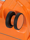 Набір валіз Франція (L M S-3шт) поліпропілен оранж/Airtex 645, фото 6