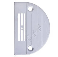 Голкова пластина Е28 для промислових пряморядкових швейних машин з діаметром отвору 2.8 мм (6889)