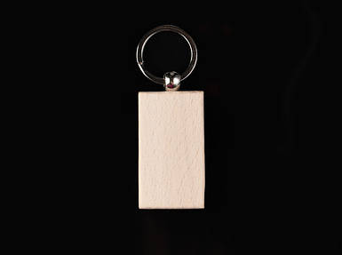 Брелок дерев'яний для гравіювання. MADE IN UKRAINE. 30х55мм