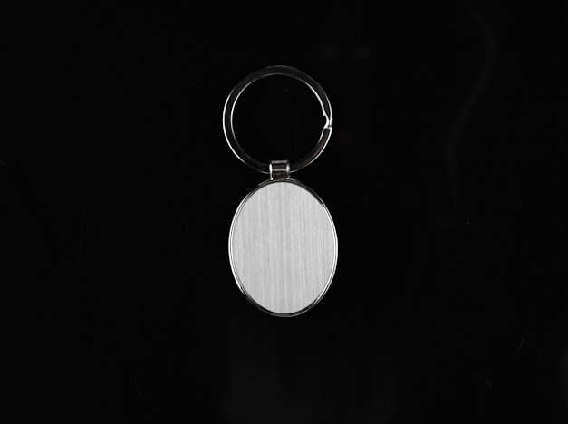 Заготовка для брелка. Овал. 42х32мм