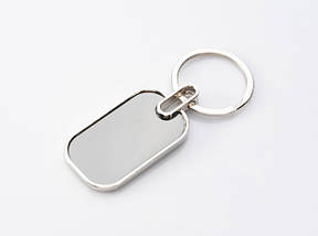 Брелок під гравіювання. 25х45мм. Нержавійка, фото 5