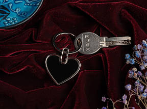 Брелок під гравіювання. 30х35мм. Нержавійка, фото 3