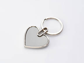 Брелок під гравіювання. 30х35мм. Нержавійка, фото 4