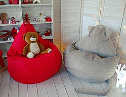 Крісло мішок (Кіт) для дітей 90*70 см. (Є всі кольори).