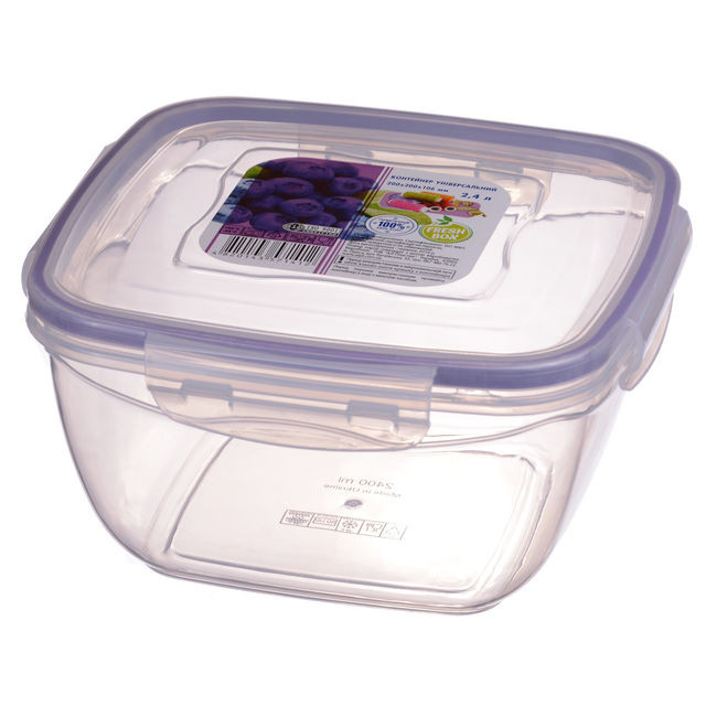 Контейнер квадратний Ал-Пластик FreshBox (2.4 л)
