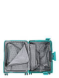 Валіза мала S поліпропілен бірюза 55х36х21см/33л/3.45кг/Airtex 645, фото 10