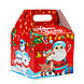 Новорічна коробка для цукерок "Куб з ручкою червоний" (1000 г), фото 2