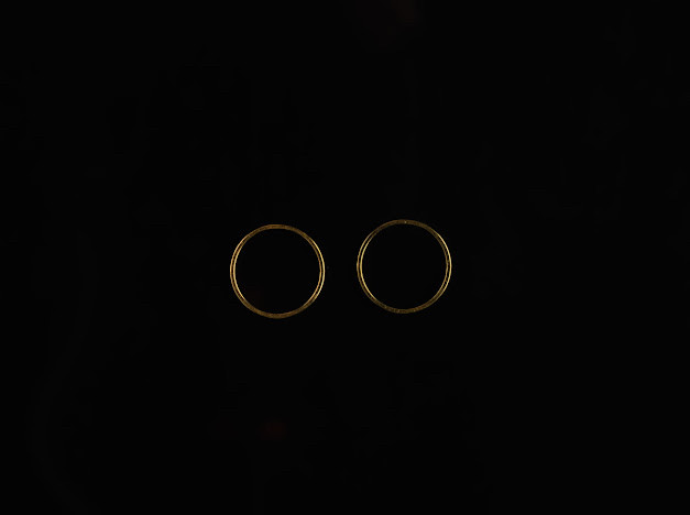 Кільце пласке тонке. Колір "золото". 20мм