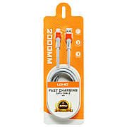 Кабель USB - Lightning LDNIO LS602 30W 2м червоно-білий