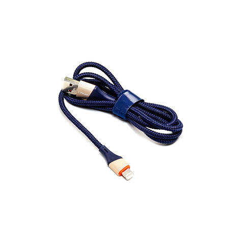 Кабель USB - Lightning LDNIO LS631 30W 1м синій, фото 3