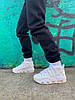 Жіночі Кросівки Nike Air More Uptempo Beige кеди Найк Аїр Аптемп бежеві шкіра унісекс, фото 11