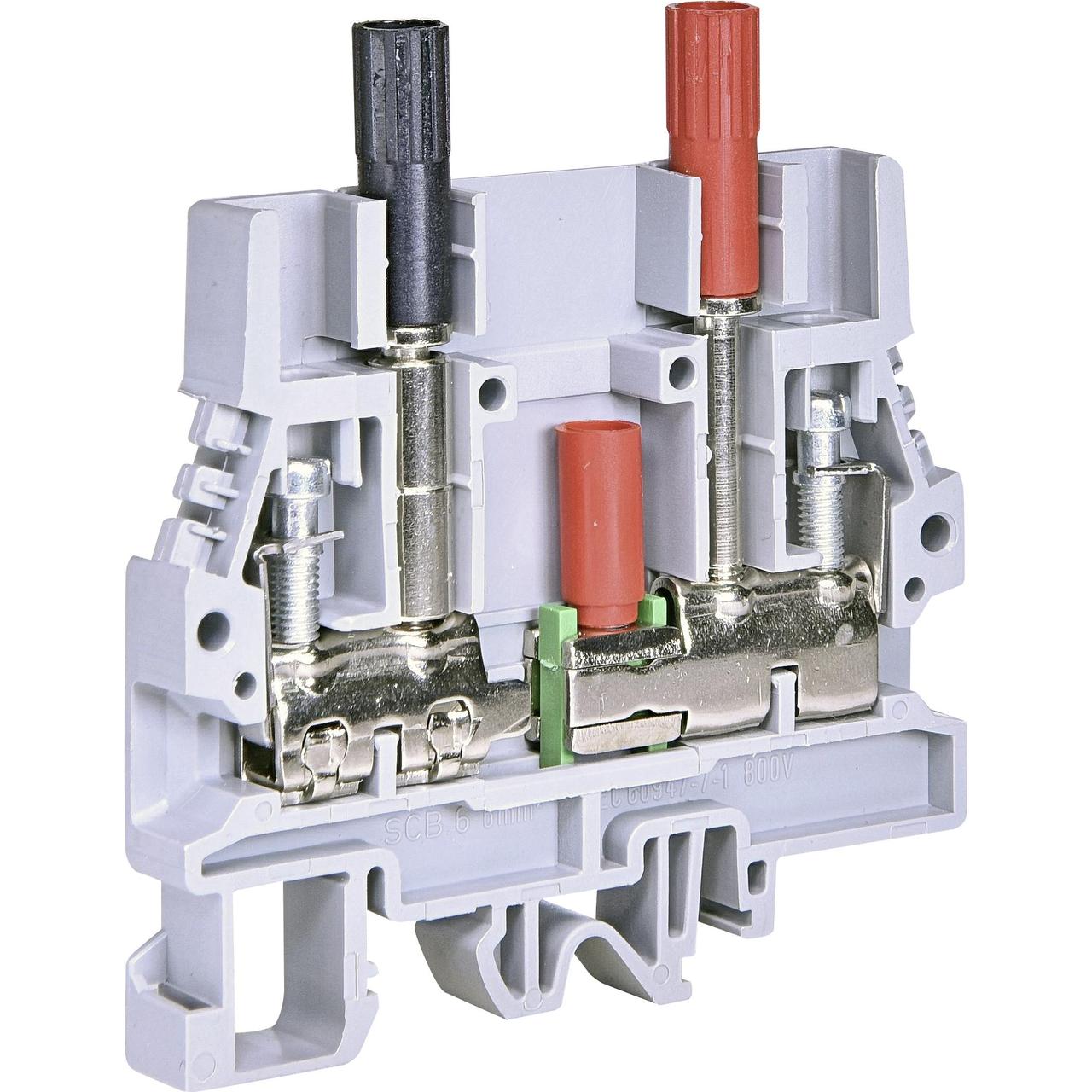 Гвинтова клема для вимірювання струму ETI ESC-SCB.6/CD 6 мм2 сіра, фото 1