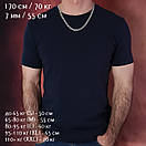 Шикарний срібний ланцюжок. Цепочка бісмарк срібна 70 см, фото 8