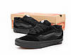 Зимові Кеди Vans Old Skool KNU Black Чорні Кросівки Ванс Олд Скул текстиль замш з хутром, фото 9
