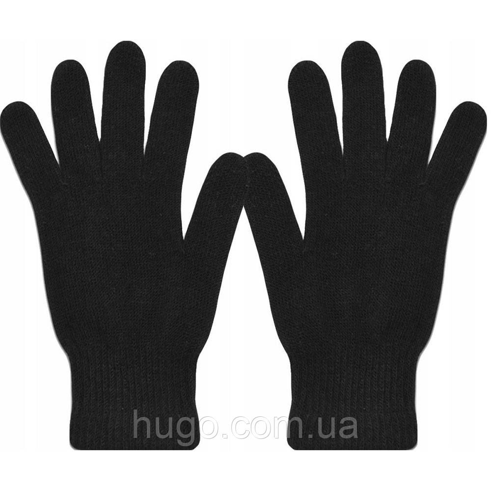 Жіночі рукавички з начосом, універсальний розмір / Зимові теплі рукавички / В'язані рукавички, фото 1