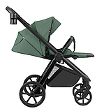 Коляска 2в1 Carrello Omega CRL-6540/1+адаптори, Nova Green, фото 7
