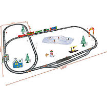Залізниця BSQ Різдвяний Експрес 670 см, світло, 58 елементів Power Train, фото 3