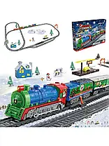 Залізниця BSQ Різдвяний Експрес 670 см, світло, 58 елементів Power Train, фото 2