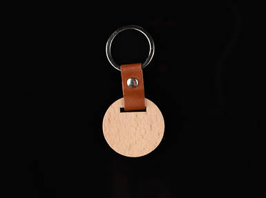 Брелок дерев'яний для гравіювання. 38мм