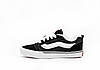 Зимові кеди Vans Knu Skool Black White Winter чорно-білі на хутрі Ванс КНУ замшеві, фото 10