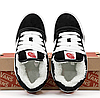 Зимові кеди Vans Knu Skool Black White Winter чорно-білі на хутрі Ванс КНУ замшеві, фото 9