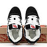Зимові кеди Vans Knu Skool Black White Winter чорно-білі на хутрі Ванс КНУ замшеві, фото 5