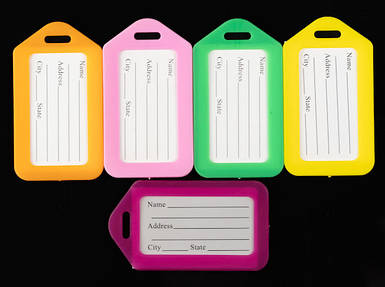 Бирка для ключів. Колір мікс. 87х49мм