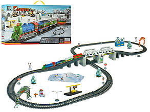 Іграшкова залізниця зі світловими ефектами, 366 см, "Новорічний експрес" 21812, фото 3