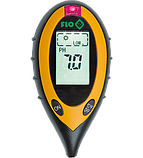 Професійний аналізатор ґрунту 4 в 1 FLO 89000, кислотність, вологість, освітленість, температура, Польща, фото 5