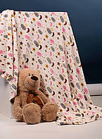 Плед дитячий Хмарки білий