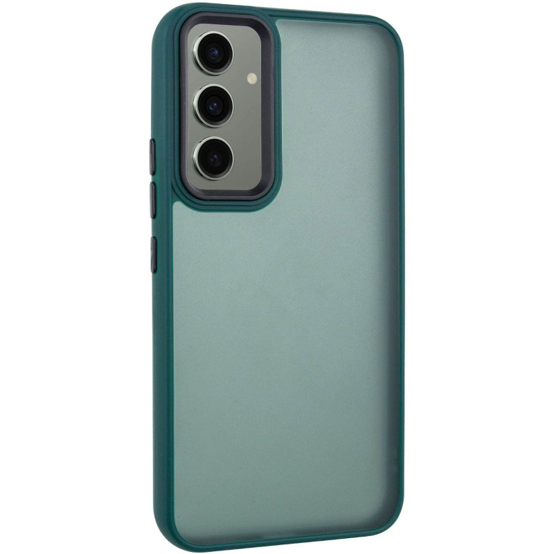 Двокомпонентний чохол TPU+PC Lyon frosted для Samsung Galaxy S25+ | Green