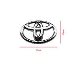 Емблема керма Toyota хром 65х45 мм (на скотчі), фото 2